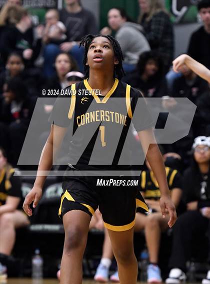 Thumbnail 3 in Cornerstone Christian vs. Pleasant Valley (St. Mary's MLK Showcase) photogallery.