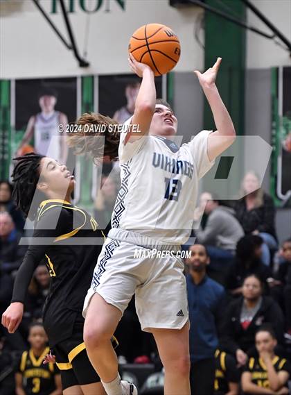 Thumbnail 3 in Cornerstone Christian vs. Pleasant Valley (St. Mary's MLK Showcase) photogallery.