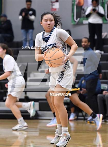Thumbnail 3 in Cornerstone Christian vs. Pleasant Valley (St. Mary's MLK Showcase) photogallery.