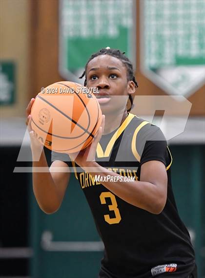 Thumbnail 3 in Cornerstone Christian vs. Pleasant Valley (St. Mary's MLK Showcase) photogallery.