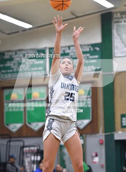 Thumbnail 3 in Cornerstone Christian vs. Pleasant Valley (St. Mary's MLK Showcase) photogallery.