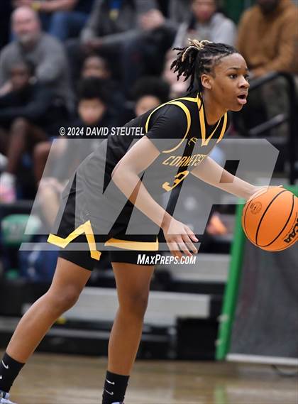 Thumbnail 1 in Cornerstone Christian vs. Pleasant Valley (St. Mary's MLK Showcase) photogallery.