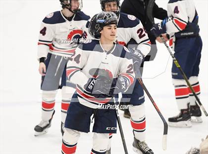 Thumbnail 2 in New Hampton vs. Lawrence Academy (Edward G. Watkins Invitational) photogallery.