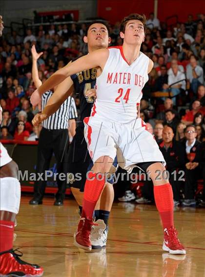 Thumbnail 1 in St. John Bosco vs Mater Dei (Nike Extravaganza) photogallery.