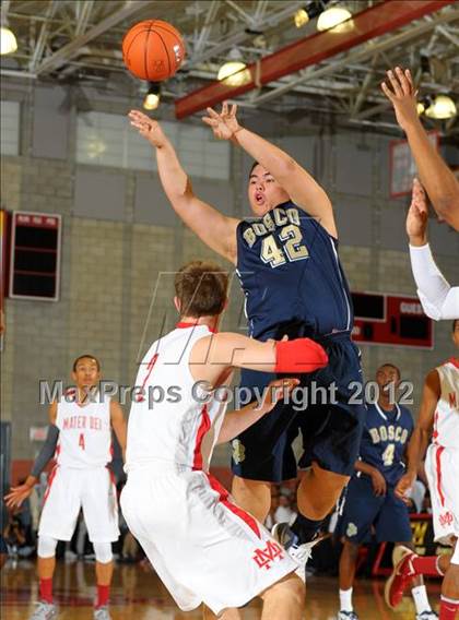 Thumbnail 1 in St. John Bosco vs Mater Dei (Nike Extravaganza) photogallery.