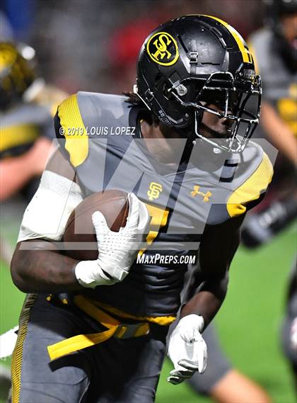Thumbnail 3 in St. Frances Academy vs. Mater Dei (Trinity League vs. USA Showcase) photogallery.