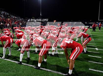 Thumbnail 2 in St. Frances Academy vs. Mater Dei (Trinity League vs. USA Showcase) photogallery.