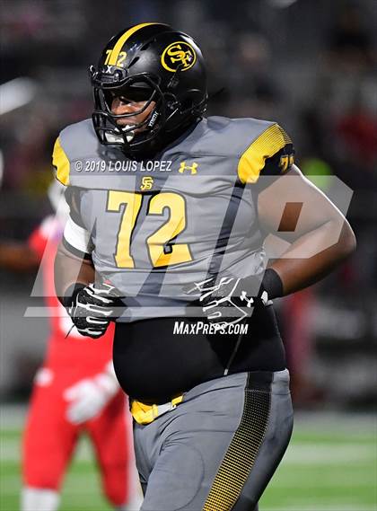 Thumbnail 1 in St. Frances Academy vs. Mater Dei (Trinity League vs. USA Showcase) photogallery.