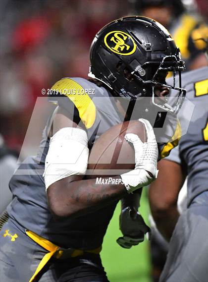 Thumbnail 1 in St. Frances Academy vs. Mater Dei (Trinity League vs. USA Showcase) photogallery.