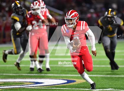 Thumbnail 1 in St. Frances Academy vs. Mater Dei (Trinity League vs. USA Showcase) photogallery.