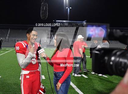 Thumbnail 2 in St. Frances Academy vs. Mater Dei (Trinity League vs. USA Showcase) photogallery.