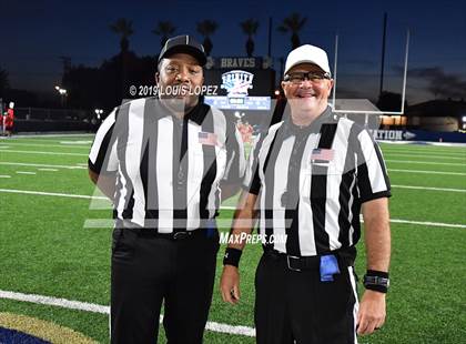Thumbnail 2 in St. Frances Academy vs. Mater Dei (Trinity League vs. USA Showcase) photogallery.