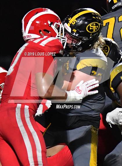 Thumbnail 3 in St. Frances Academy vs. Mater Dei (Trinity League vs. USA Showcase) photogallery.