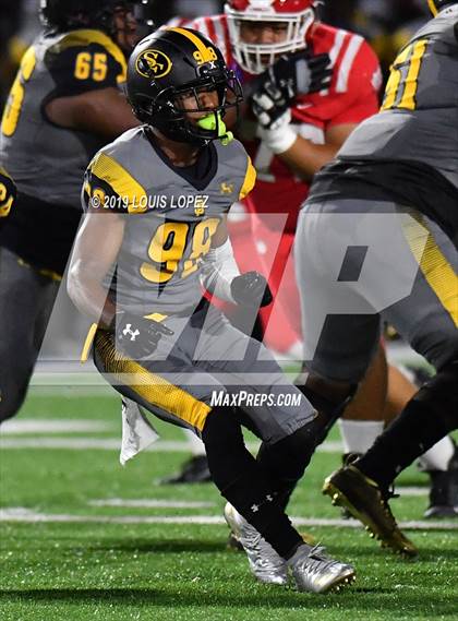 Thumbnail 1 in St. Frances Academy vs. Mater Dei (Trinity League vs. USA Showcase) photogallery.