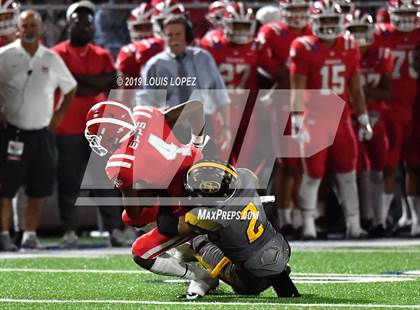 Thumbnail 3 in St. Frances Academy vs. Mater Dei (Trinity League vs. USA Showcase) photogallery.