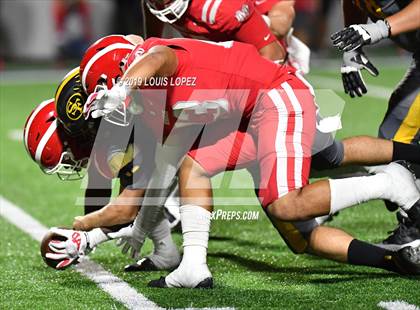 Thumbnail 3 in St. Frances Academy vs. Mater Dei (Trinity League vs. USA Showcase) photogallery.