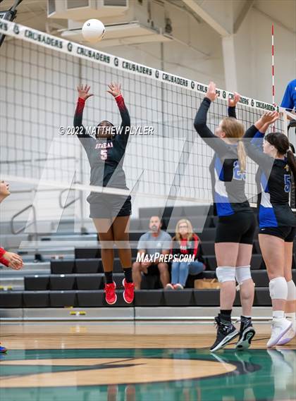 Thumbnail 1 in Cape Fear Christian Academy vs. Berean Baptist Academy (Grace Christian School Crusader Classic) photogallery.