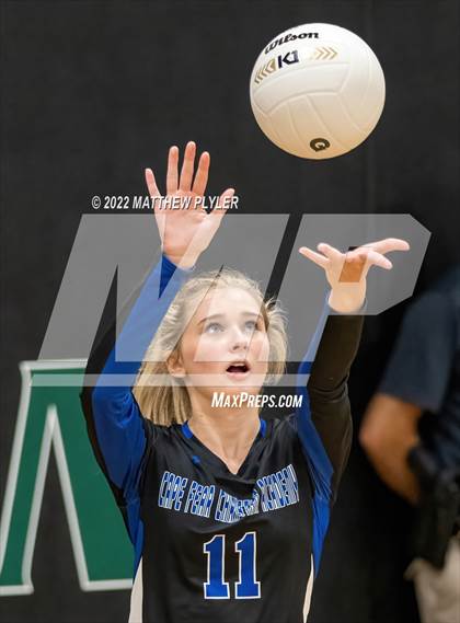 Thumbnail 2 in Cape Fear Christian Academy vs. Berean Baptist Academy (Grace Christian School Crusader Classic) photogallery.