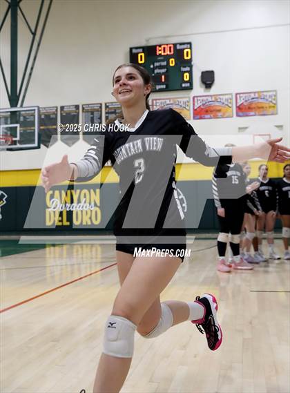 Thumbnail 1 in Mountain View vs Canyon del Oro (5A Conference Play-In) photogallery.