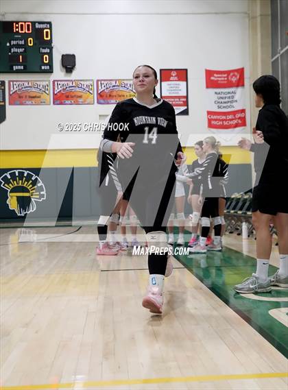 Thumbnail 3 in Mountain View vs Canyon del Oro (5A Conference Play-In) photogallery.