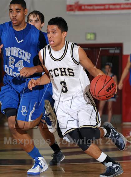 Thumbnail 2 in Brookside Christian vs. Central Catholic (CIF SJS D5 Playoffs) photogallery.