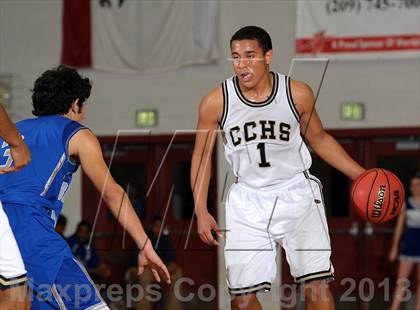 Thumbnail 1 in Brookside Christian vs. Central Catholic (CIF SJS D5 Playoffs) photogallery.