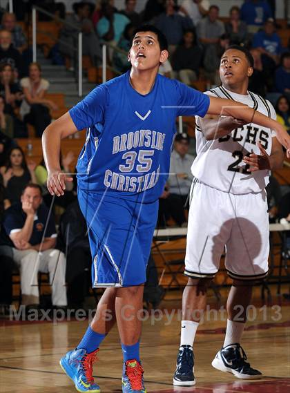 Thumbnail 3 in Brookside Christian vs. Central Catholic (CIF SJS D5 Playoffs) photogallery.