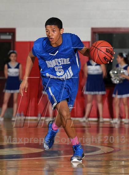 Thumbnail 3 in Brookside Christian vs. Central Catholic (CIF SJS D5 Playoffs) photogallery.
