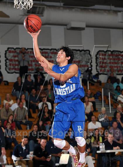 Thumbnail 2 in Brookside Christian vs. Central Catholic (CIF SJS D5 Playoffs) photogallery.