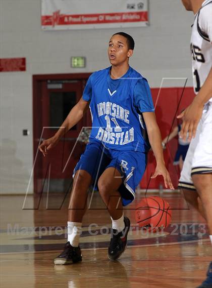 Thumbnail 2 in Brookside Christian vs. Central Catholic (CIF SJS D5 Playoffs) photogallery.