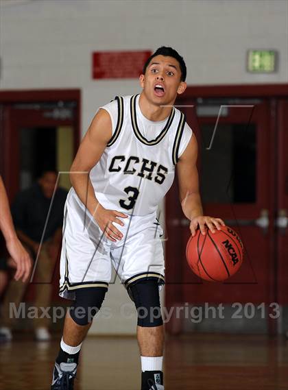 Thumbnail 3 in Brookside Christian vs. Central Catholic (CIF SJS D5 Playoffs) photogallery.