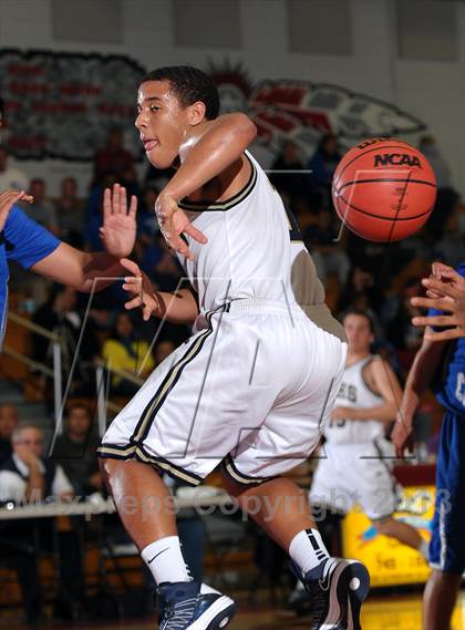 Thumbnail 3 in Brookside Christian vs. Central Catholic (CIF SJS D5 Playoffs) photogallery.
