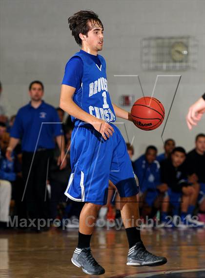 Thumbnail 1 in Brookside Christian vs. Central Catholic (CIF SJS D5 Playoffs) photogallery.