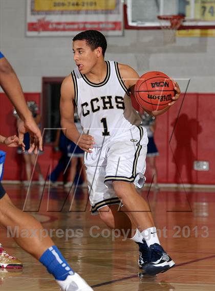 Thumbnail 2 in Brookside Christian vs. Central Catholic (CIF SJS D5 Playoffs) photogallery.