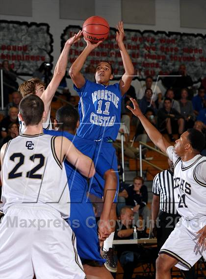 Thumbnail 1 in Brookside Christian vs. Central Catholic (CIF SJS D5 Playoffs) photogallery.