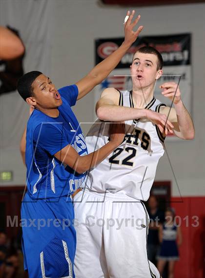 Thumbnail 1 in Brookside Christian vs. Central Catholic (CIF SJS D5 Playoffs) photogallery.