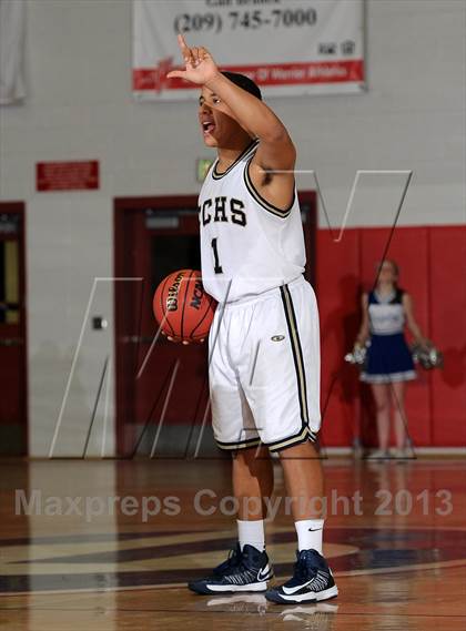 Thumbnail 1 in Brookside Christian vs. Central Catholic (CIF SJS D5 Playoffs) photogallery.