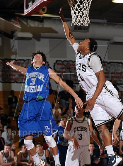 Thumbnail 3 in Brookside Christian vs. Central Catholic (CIF SJS D5 Playoffs) photogallery.