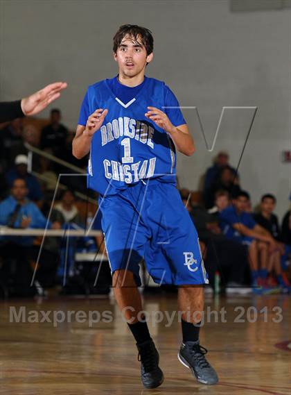 Thumbnail 1 in Brookside Christian vs. Central Catholic (CIF SJS D5 Playoffs) photogallery.