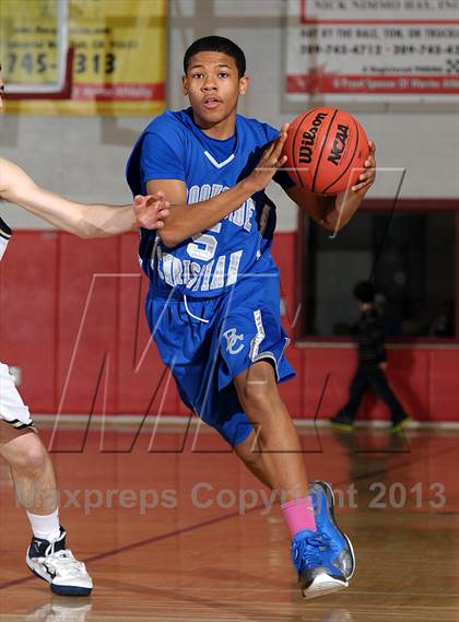 Thumbnail 2 in Brookside Christian vs. Central Catholic (CIF SJS D5 Playoffs) photogallery.