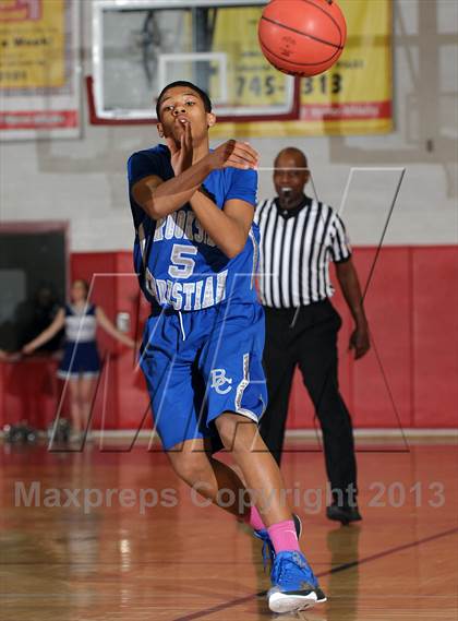 Thumbnail 1 in Brookside Christian vs. Central Catholic (CIF SJS D5 Playoffs) photogallery.