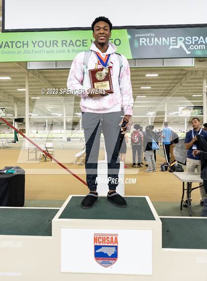 Thumbnail 3 in NCHSAA 4A Indoor Finals (Awards) photogallery.