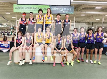 Thumbnail 3 in NCHSAA 4A Indoor Finals (Awards) photogallery.