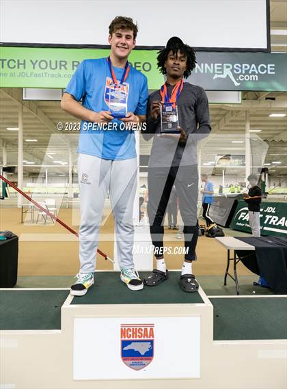 Thumbnail 2 in NCHSAA 4A Indoor Finals (Awards) photogallery.
