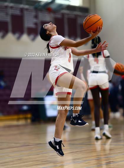 Thumbnail 2 in Ironwood vs Agua Fria (Mountain Ridge Girls Basketball Invitational) photogallery.