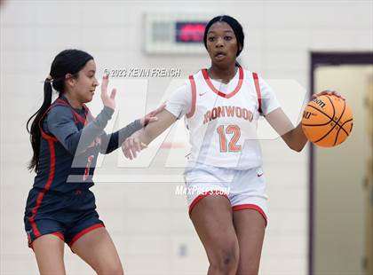 Thumbnail 3 in Ironwood vs Agua Fria (Mountain Ridge Girls Basketball Invitational) photogallery.
