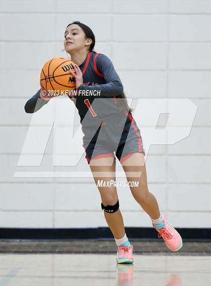 Thumbnail 3 in Ironwood vs Agua Fria (Mountain Ridge Girls Basketball Invitational) photogallery.