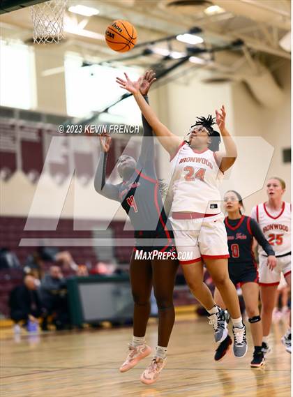 Thumbnail 3 in Ironwood vs Agua Fria (Mountain Ridge Girls Basketball Invitational) photogallery.