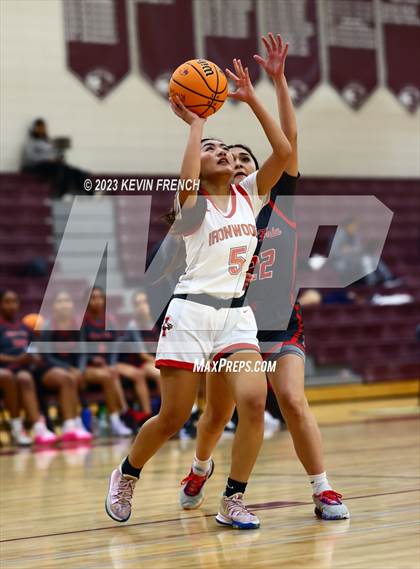 Thumbnail 1 in Ironwood vs Agua Fria (Mountain Ridge Girls Basketball Invitational) photogallery.