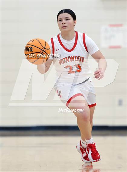 Thumbnail 2 in Ironwood vs Agua Fria (Mountain Ridge Girls Basketball Invitational) photogallery.